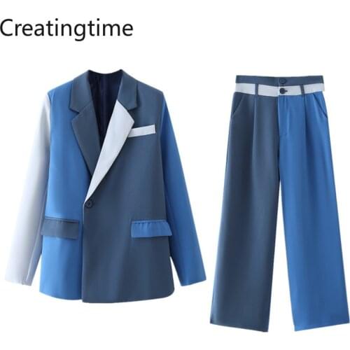 Женские пиджаки и костюмы CREATINGTIME China At AliExpress