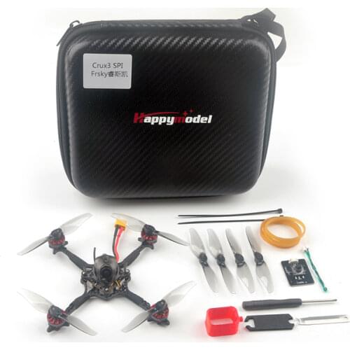 HappyModel Crux3 NLR ELRSF4 2G4 5in1 AIO Mini M8N GPS Buzzer Caddx ANT EX1202.5 KV11500 18650 3inch ELRS Nano Long Range Drone