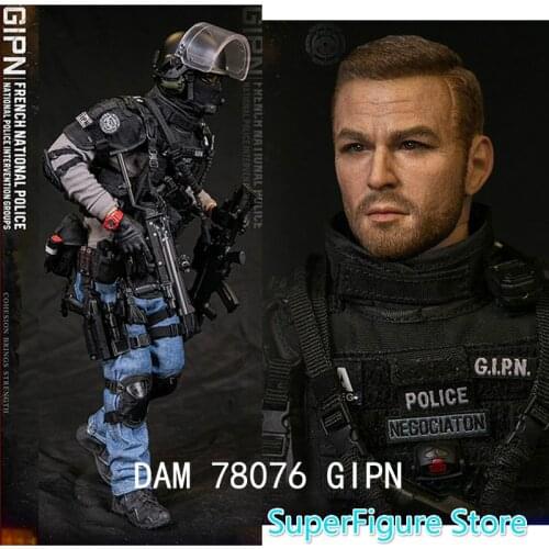 DAMTOYS 78076 1/6 Scale FRENCH NATIONAL POLICE INTERVENTION GROUPS --- GIPN IN MARSEILLE Action Figure