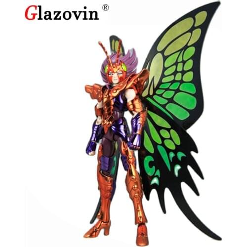 Glazovin JM Model 18cm Saint Seiya Myth Cloth Hades Papillon Myu Metal Armor Movable Action Figure Model Toys
