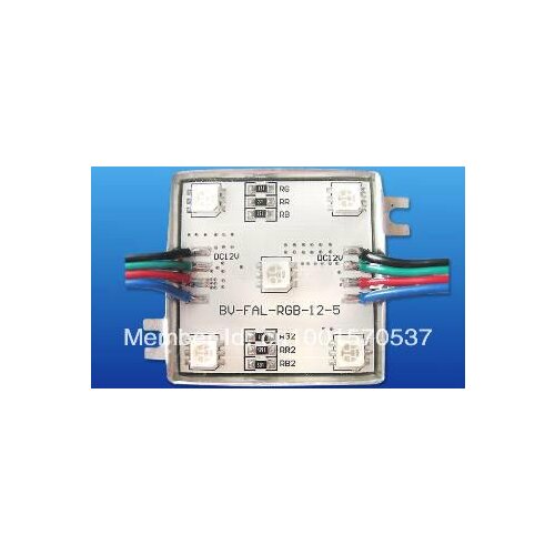 IP67, UL listed 5050 RGB SMD LED Module 5 smd leds and 3 in 1 , 3 years guarantee for led sign lighting RGB color
