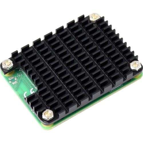 For Raspberry Pi Compute Module 4 Heatsink Kit with Thermal Paste Dedicated Aluminum Cooler Heatsink Notched for Antenna