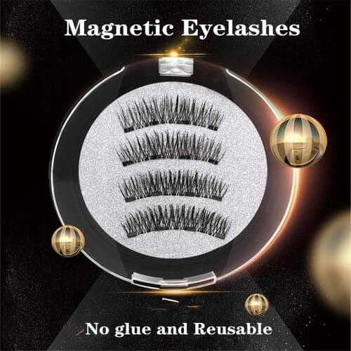 Magnetic Eyelashes Magnetic Lashes Magnetic False Eyelashes Natural Artificial Eyelashes Strip Lashes Fluffy Faux Lashes Tufts