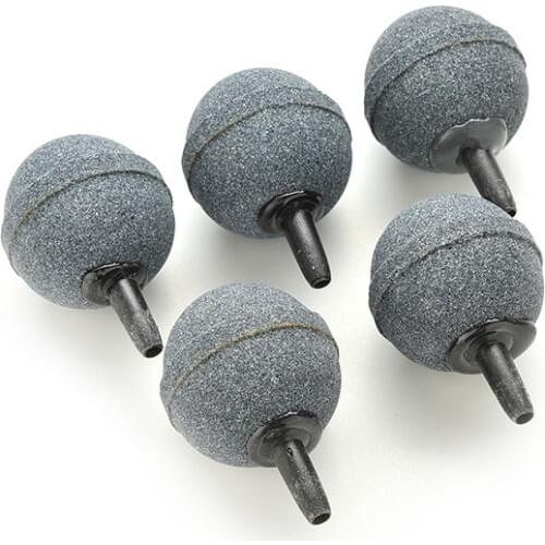 10pcs Ball Shape Mini Aquarium Air Bubble Stone Aeration Hydroponic Oxygen Plate Used With Air Pump Aquarium Accessories