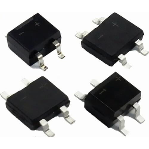 50PCS MB10F Bridge Rectifier mb10f sop4 0.5A 1000V SOP4 b10f