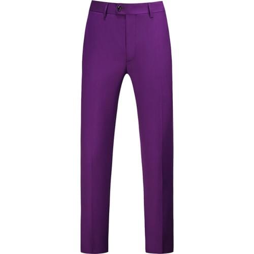 Mens Slim Fashion Large Size Trousers 15 Pure Colors Straight Fit High-end Business Work Pants Large Size M-6XL Casual Pants