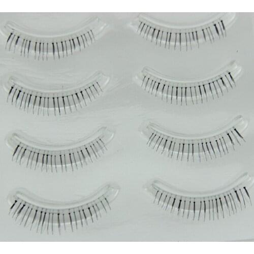 50set 4Pair/set Makeup Handmade Natural Under Lashes False Eyelashes Lower Bottom Eye Lashes fashion