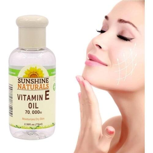 75ml Natural Vitamin E Pure Jojoba Oil Organic Anti Whitening Morning Anti Wrinkles Essential Night Oil and Serum Cream Agi C6C6
