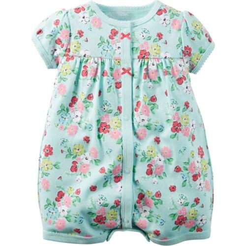 Clearance Sale Summer Baby Girls Clothes Cartoon Newborn Infant Outfits Toddler Jumpsuits Sleeveless Baby Girl Rompers