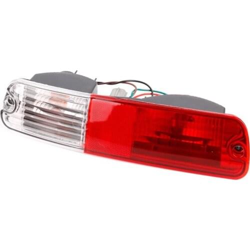 Pair LH RH Rear Bumper Lamp Signal Tail Light Reflector For Mitsubishi Pajero V73 V75 V77 2003-2007 Montero MN133775 MN133776