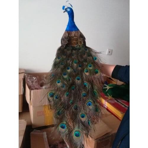 Lovely real life peacock model foam& feather beautiful peacock bird gift about 80cm d0036