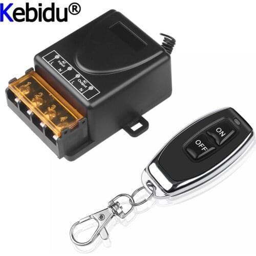 110V 240V 30A Relay Wireless RF Smart Remote Control Switch Transmitter+ Receiver 433MHz Remote Controller With Key Chain