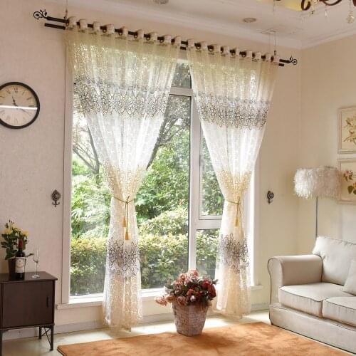 Curtains for living room vintage line cotton curtains for bedroom Bohemian floral print curtains Window Curtain Drapes