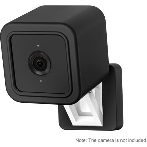 Compatible with Wyze Cam V3 Mount, Silicone Cover Protective Case Wall Mount Bracket with Wall Mount Base Holder