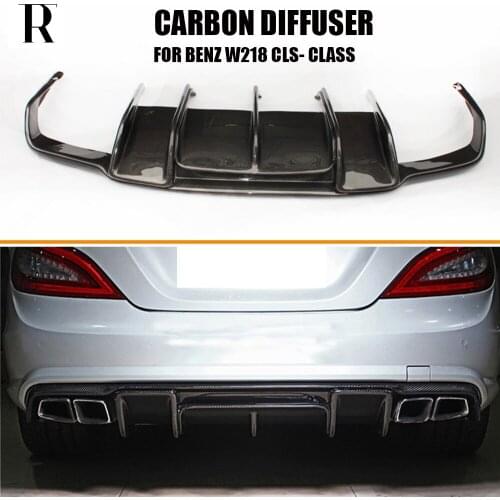 W218 R Style Carbon Fiber Rear Spoiler for Benz W218 CLS350 CLS400 CLS63 with AMG Package 2011 - 2014 (can't fit CLS300)