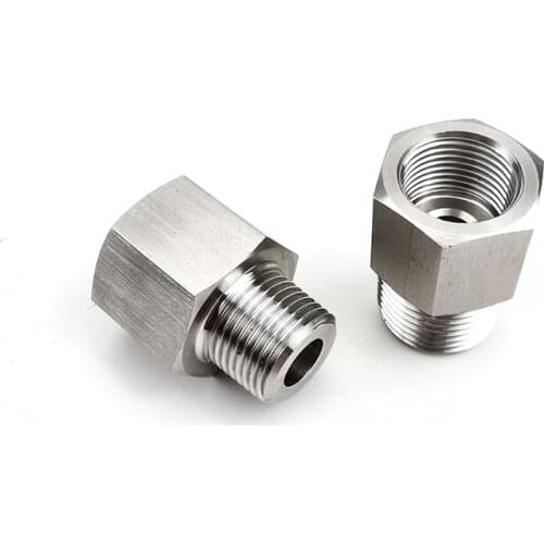 M14 M20 M27 1/8" 1/4" 3/8" 1/2" 3/4" 1" NPT BSP Male To Female Thread 304 Stainless Steel Socket High Pressure Pipe Fitting