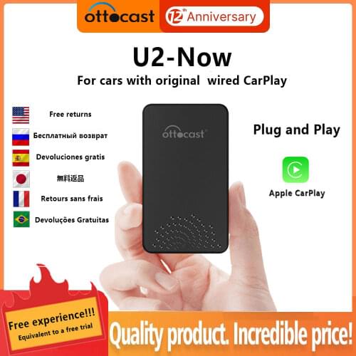 OTTOCAST Wireless CarPlay Adapter for Audi/Benz/Mazda/Porsche/Volkswagen/Volvo/Ford/Citroen/Honda/Nissan All kinds of brand car