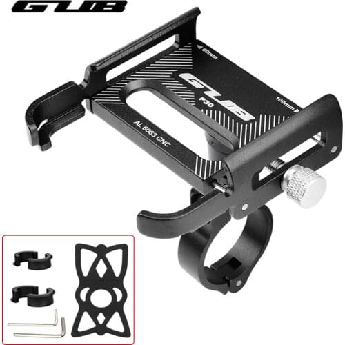 GUB P10 P20 Aluminum Bike Phone Holder For 3.5" to 7.5" Phone Bicycle Stand Scooter Motorcycle Mount Support Handlebar Clips P30