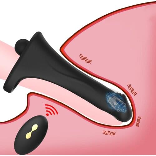 Remote Control Vibrator For Men Anal Plug Butt Plug Penetration Strap On Penis Vibrating Vagina Plug Adult Sex Toys For Couples