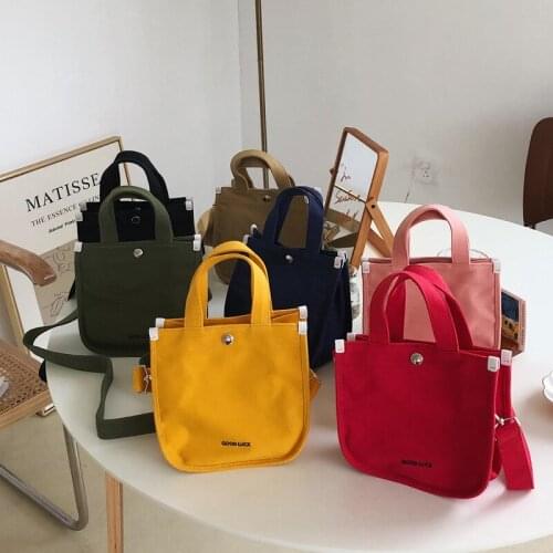Womens Bag Beach Canvas Handbags Small Cloth Shoulder Crossbody Bags for Women 2021 Ladies Purse Phone Sac A Main Femme Bolsas