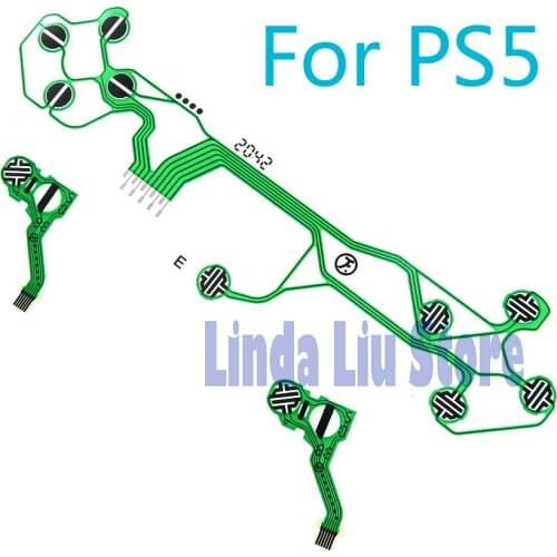 15sets/lot Original Flexible cable for PlayStation5 PS5 Controller Conductive Film Replacement controller Flex Ribbon Cable