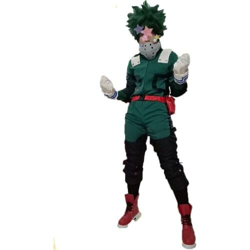 2018 My Hero Academia Boku no Hero Akademia Izuku Midoriya Cosplay Costume Halloween Cosplay Costume