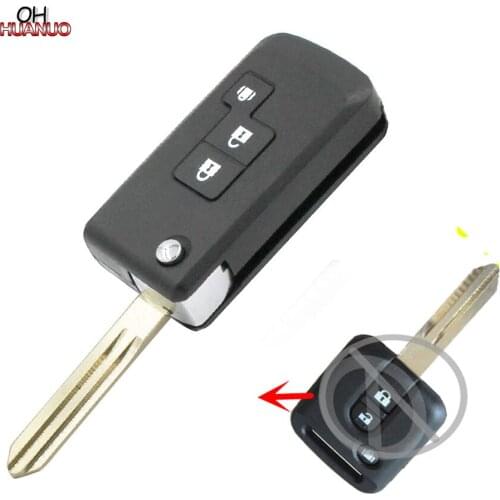3 Button Remote Key Shell Key Case For NISSIAN MICRA 350Z PATHFINDER NAVARA Car Key Blank Fob
