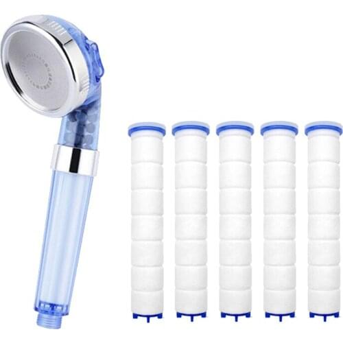 3-Speed Water Outlet Mode High Quality Residual Removal PP Sediment Cartridge Filtered Shower Head Filter Pure Shower