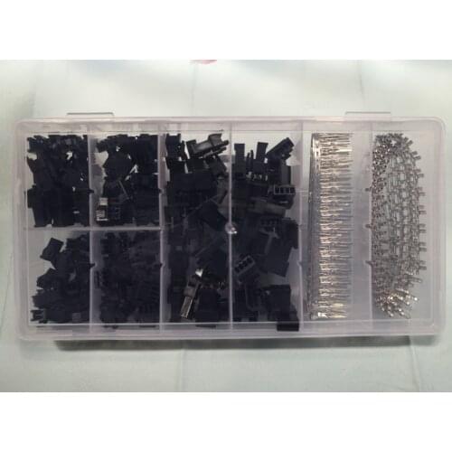 480PCS in 1Box JST SM2.54 2Pin 3Pin 4Pin/P kit ST SM wire Connector Plug socket Male and Female Housing+Terminals Pitch 2.54MM