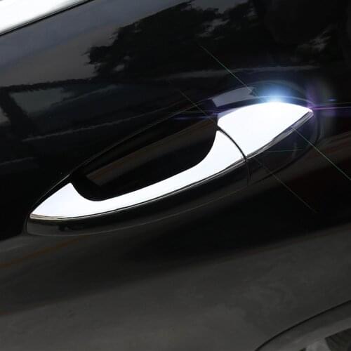 8PCS Stainless steel trim Door Handle Cover For Benz B C E CLA GLC GLK ML Class E200 E250 W176 W246 W204 W212 W218 X204