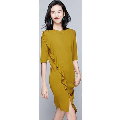 Модные трикотажные платья Beaumooi China At AliExpress