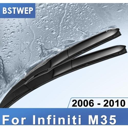 BSTWEP Hybrid Wiper Blades for Infiniti M35 Fit hook Arms