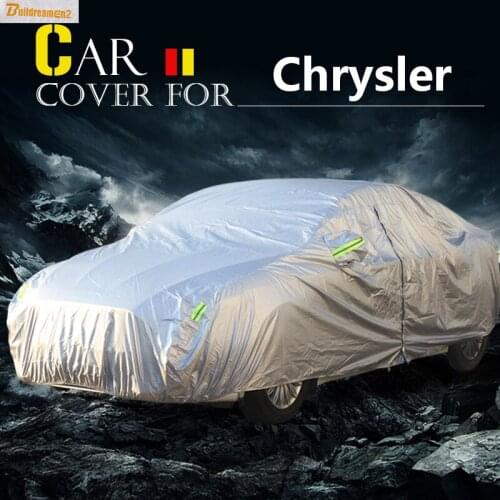 Buildreamen2 Car Cover Sun Snow Rain Dust Resistant Cover Waterproof For Chrysler 200 200S 200C Cirrus Town & Country Sundance