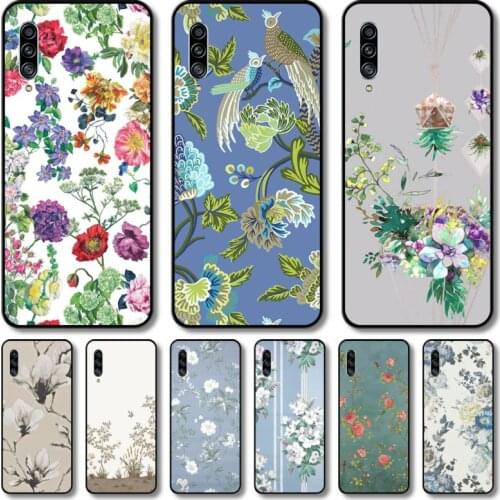 Flowers and plants Phone Case For Samsung Galaxy A 12 51 52 21 71 70 42 32 10 80 90 E 5G S Black Shell Art Cell Cover