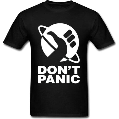 SpaceX T-shirt Elon Musk T shirt Men Don't Panic Tees Heavy Metal Tshirt Starman X Occupy Mars Top Shirts Hot Letter Clothes XL