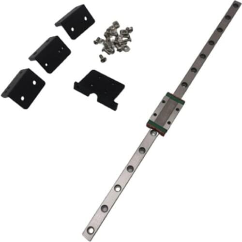 1Set 3D Printer X Axis MGN9H Linear Rail Upgrade Kit For Creality Ender 3 V2 3D Printer Linear Mod