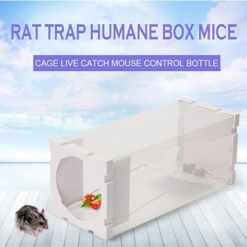 Rat Trap Humane Box Mice Cage Live Catch Mouse Control Bottle