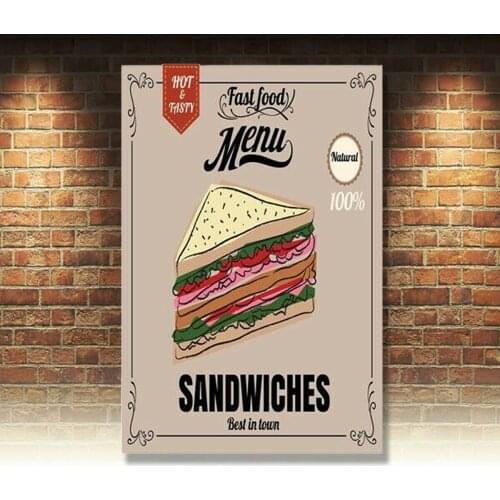 Cotton Candy Retro Metal Tin Signs Vintage Plate Ice Cream Art Wall Decor Poster