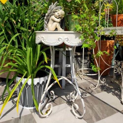 Flower Metal Hanging Pots Garden Balcony Wall Vertical Hang Bucket Iron Holder with Removable home Decor