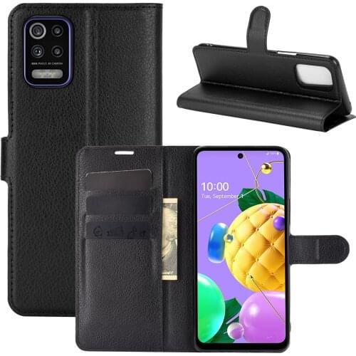 Fashion Wallet PU Leather Case Cover For LG K52 Q52 K62 Flip Protective Phone Back Shell With Card Holders
