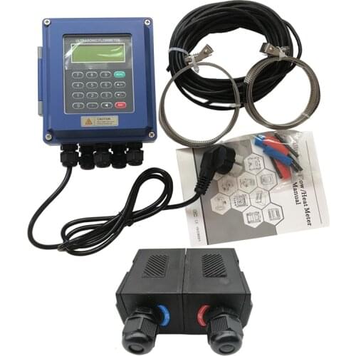 TUF-2000B wall-mounted type Ultrasonic Liquid Flow meter with TM-1-HT Transducer DN50mm-700mm