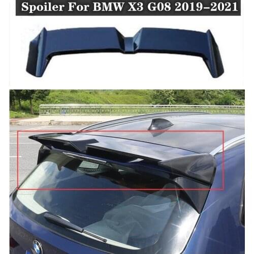 New High Quality ABS Paint Rear Trunk Roof Spoiler Fits For BMW X3 G08 2019 2020 2021
