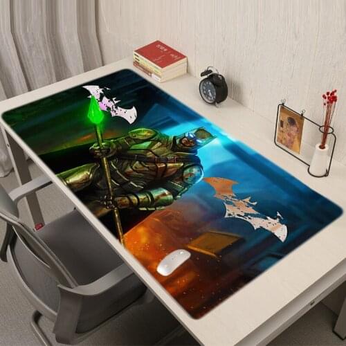 Custom Pad Batman-S Mouse Pads Anime Keyboard Mat Padmouse Cute PC Gamer Large Mousepad Mause Pad Gamer Accessories Non-Slip Mat
