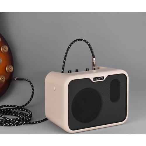 JOYO MA-10B Mini Portable Electric Bass Amplifier Speaker 10Watt Amp Normal/Drive Dual Channels with Power Adapter for Guitar