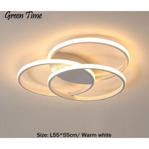 Modern Led Chandelier For Living room Dining room Bedroom White&Gold Home Ceiling Chandelier Lighting Aluminum Metal Fixtures