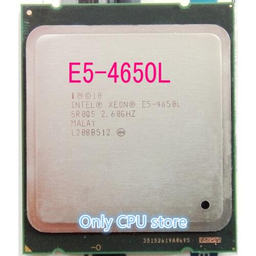 Free shipping Intel Xeon CPU E5-4650L SR0QS 2.6GHz 8-Core 20M LGA2011 E5 4650L processor