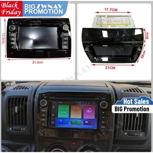 2 DIn Android Radio Receiver For FIAT DUCATO CITROEN Jumper PEUGEOT Boxer 2006 2007 2008 2009 2010 2011 2012 2013 2014 2015 2016