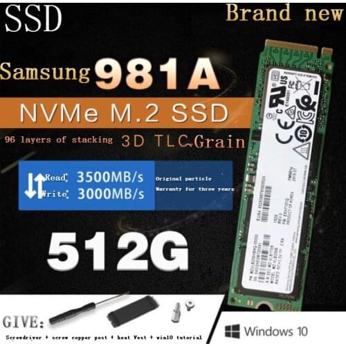 Samsung pm981a 512g nvme notebook SSD 512gb PCIe desktop SSD PM981