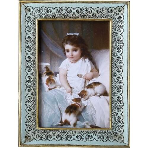 European Style Light Luxury Resin Photo Frame for Office and Home Decoration RPF003