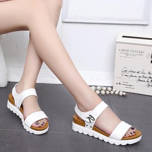 Weweya Summer Peep Toe Gladiator Sandals Women New Wedges Shoes Woman Platform Beach Sandals Woman Shoes Sandalias Mujer Size 42